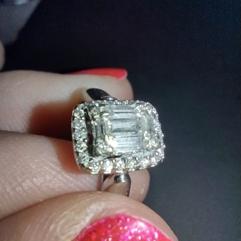White Gold engagement ring